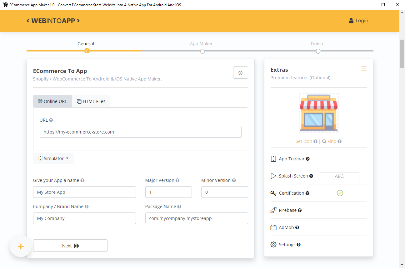 Windows 8 ECommerce App Maker 1.0 full Windows 8 ECommerce App Maker full